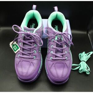 Nautilus N2157 Purple Teal Safety Work Shoes, Composite Toe, Women's US 8M